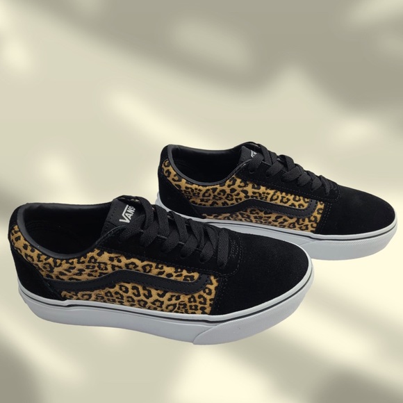 Vans Cheetah Print Ward Platform Sneaker - Picture 6 of 9